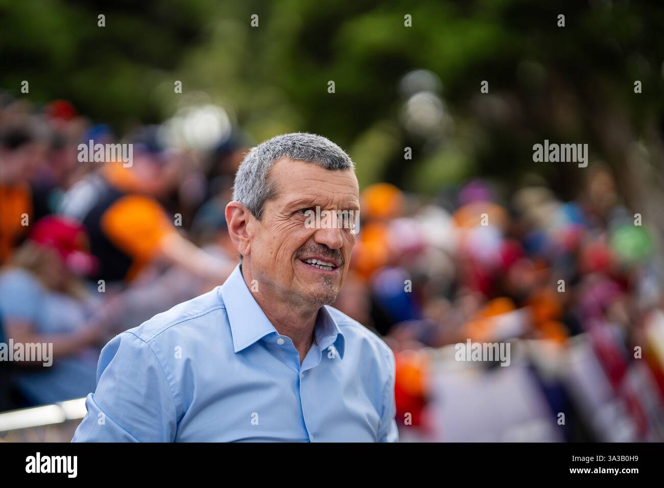 GUNTHER STEINER (USA) während des FORMEL 1 LOUIS VUITTON AUSTRALIAN GRAND PRIX 2025 auf dem Albert Park Circuit, Melbourne, Australien am 15. März 2025 Credit: Antoine Lapeyre/Every Second Media Stockfoto