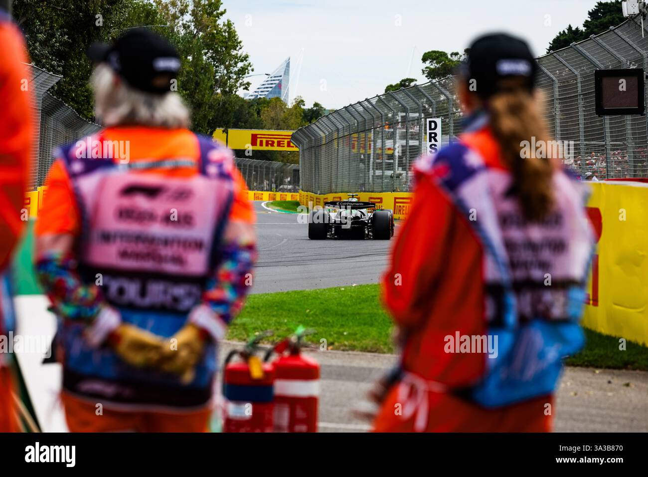 27 HULKENBERG Nico (ger), Stake F1 Team Kick C45, Action während des Formel 1 Louis Vuitton Australian Grand Prix 2025, 1. Runde der FIA Formel 1 Weltmeisterschaft 2025 vom 14. Bis 16. März 2025 auf dem Albert Park Grand Prix Circuit in Melbourne, Australien Stockfoto