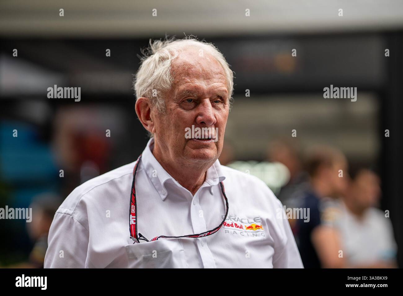 HELMUT MARKO (AUT) von RedBull Racing während des FORMEL 1 LOUIS VUITTON AUSTRALIAN GRAND PRIX 2025 auf dem Albert Park Circuit, Melbourne, Australien am 15. März 2025 Credit: Antoine Lapeyre/Every Second Media Stockfoto