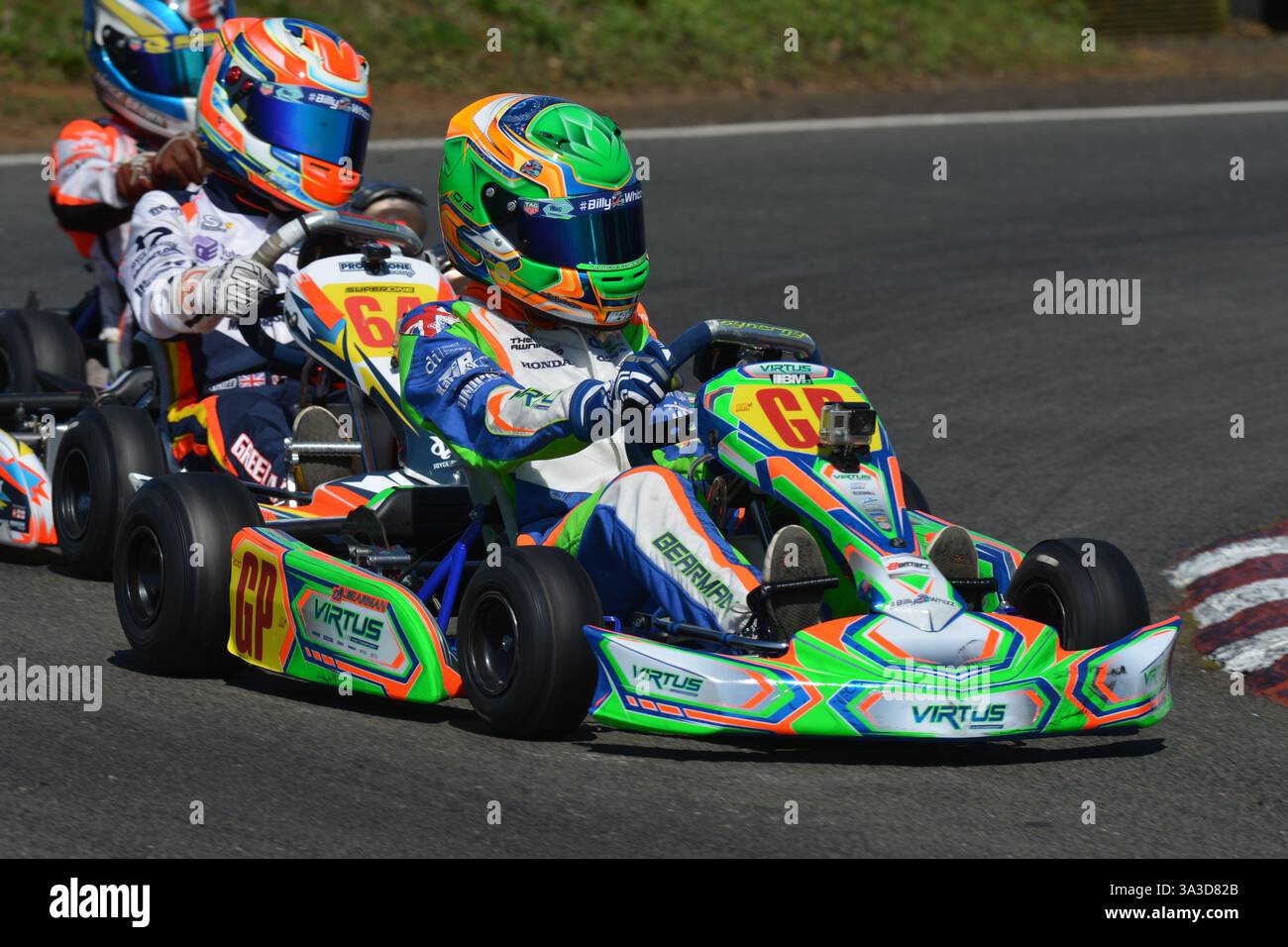 Oliver Bearman ist ein britischer Rennfahrer, der in der Formel 1 für das MoneyGram Haas F1 Team antritt. Stockfoto