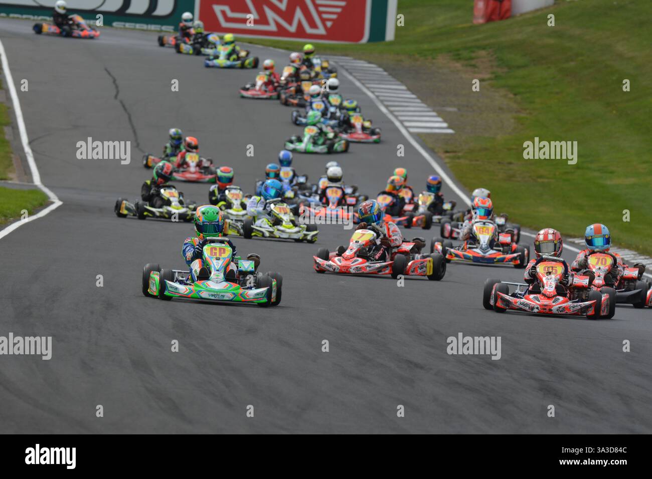 Oliver Bearman ist ein britischer Rennfahrer, der in der Formel 1 für das MoneyGram Haas F1 Team antritt. Stockfoto