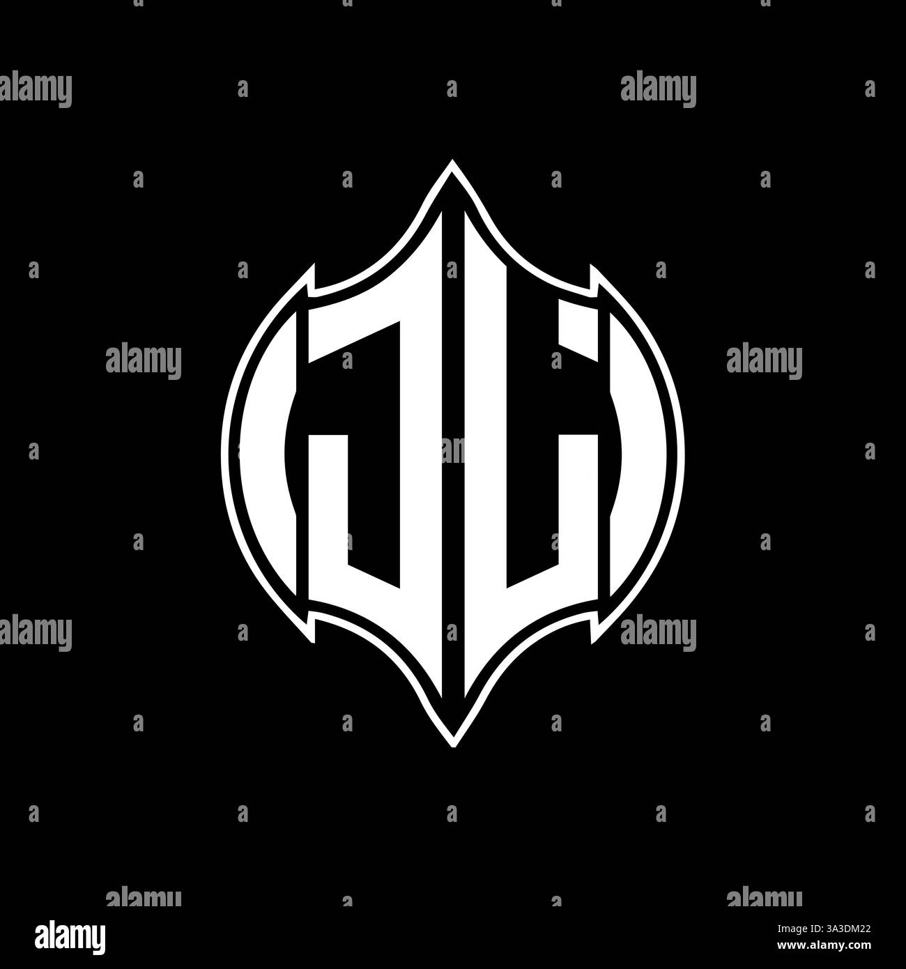 JL einzigartiges modernes flaches abstraktes geometrisches Initialen Vektor-Letter-Logo-Design. JL-Monogramm-Logo. Stock Vektor