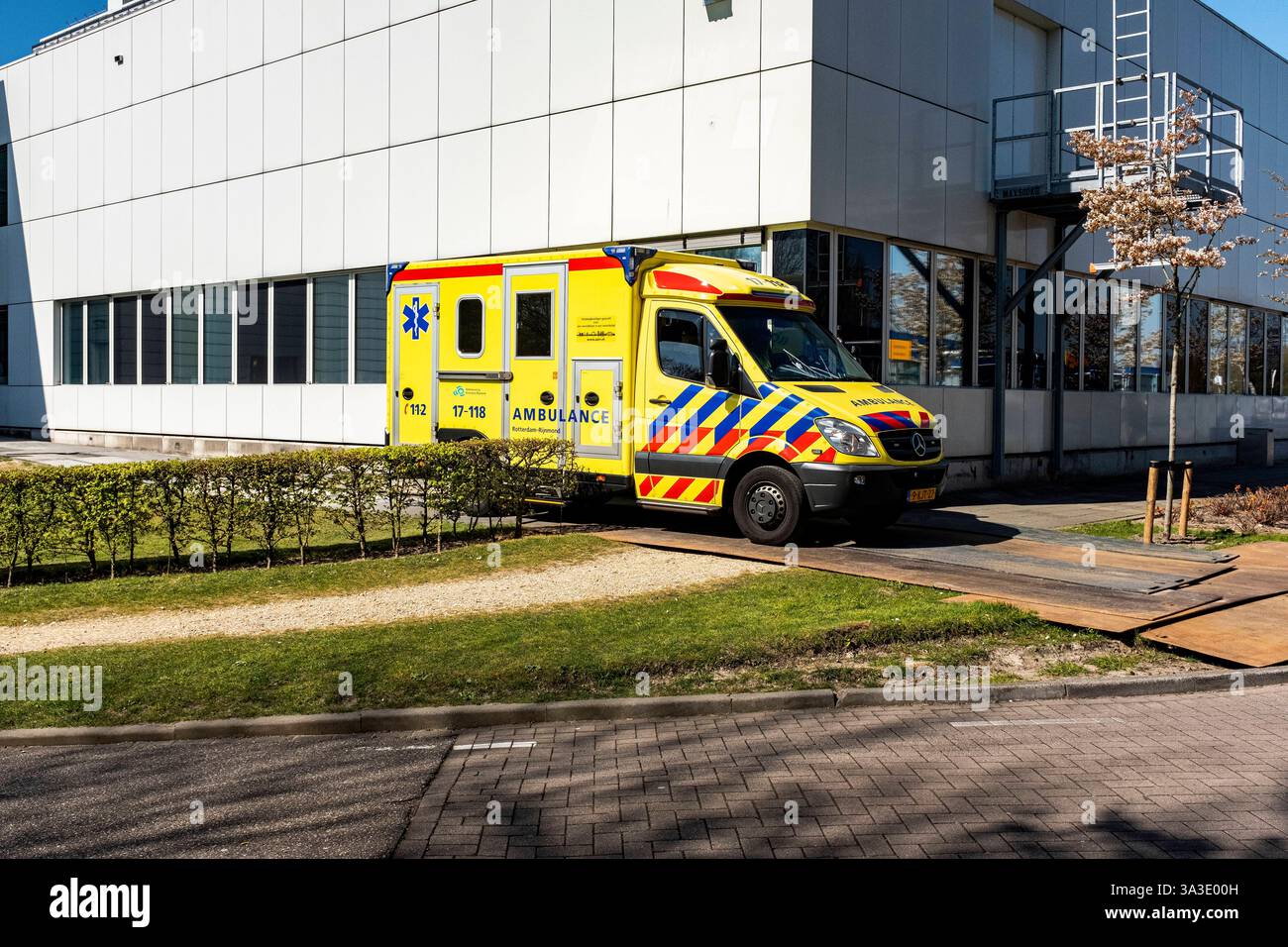 Sint Fransiscus Gasthuis Sint Fransiscus Gasthuis, eines der größten Krankenhäuser für Rotterdam und umliegende Dörfer, das sich mit Corona/COVID-19 auf Pflegestationen und Intensivstation (CCU) befasst. Rotterdam, Niederlande. Rotterdam Fransiscus Gasthuis Zuid-Holland Nederland Copyright: XGuidoxKoppesxPhotox Stockfoto