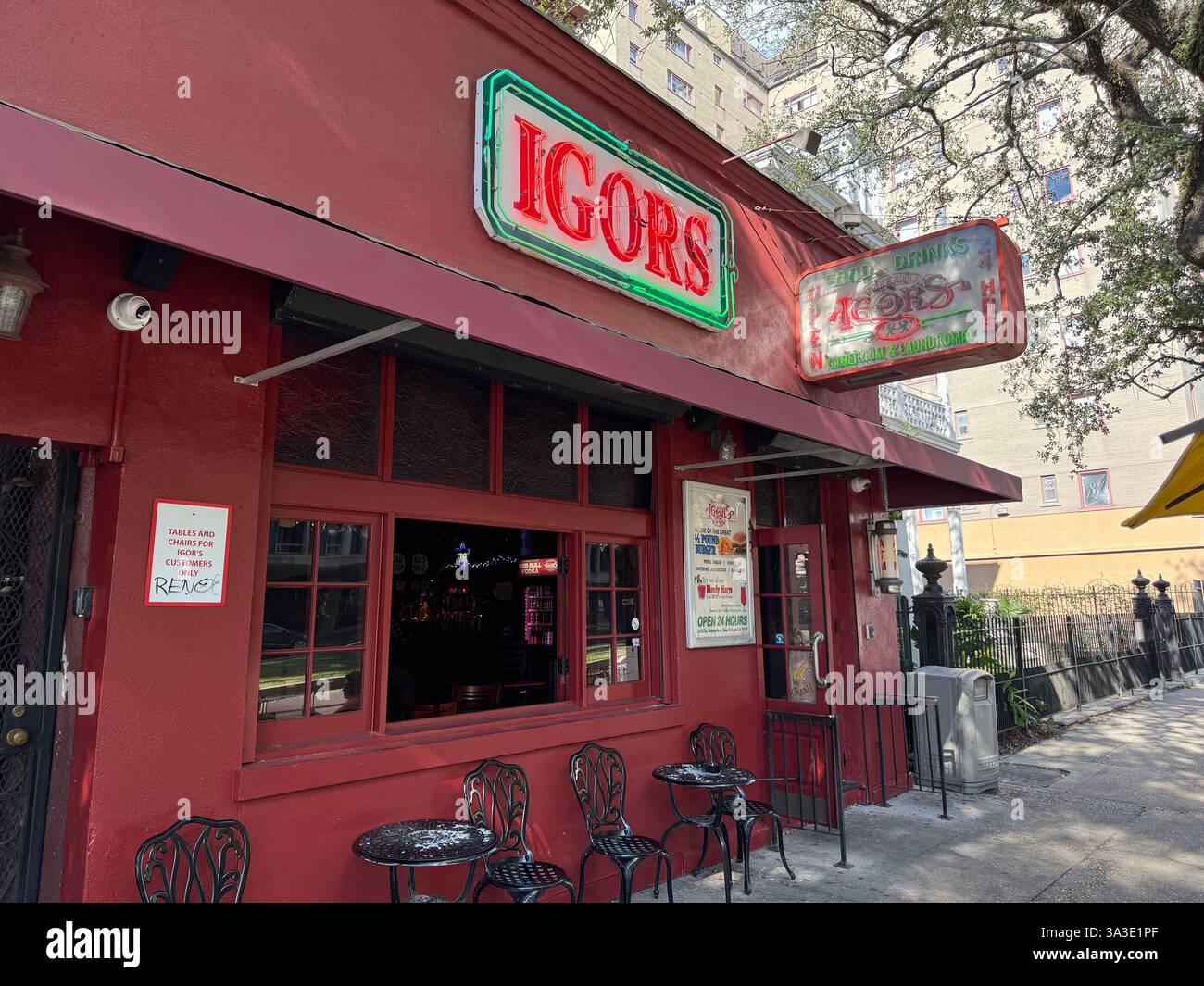Igor's Lounge & Game Room - New Orleans, LA (... und Waschsalon) Stockfoto