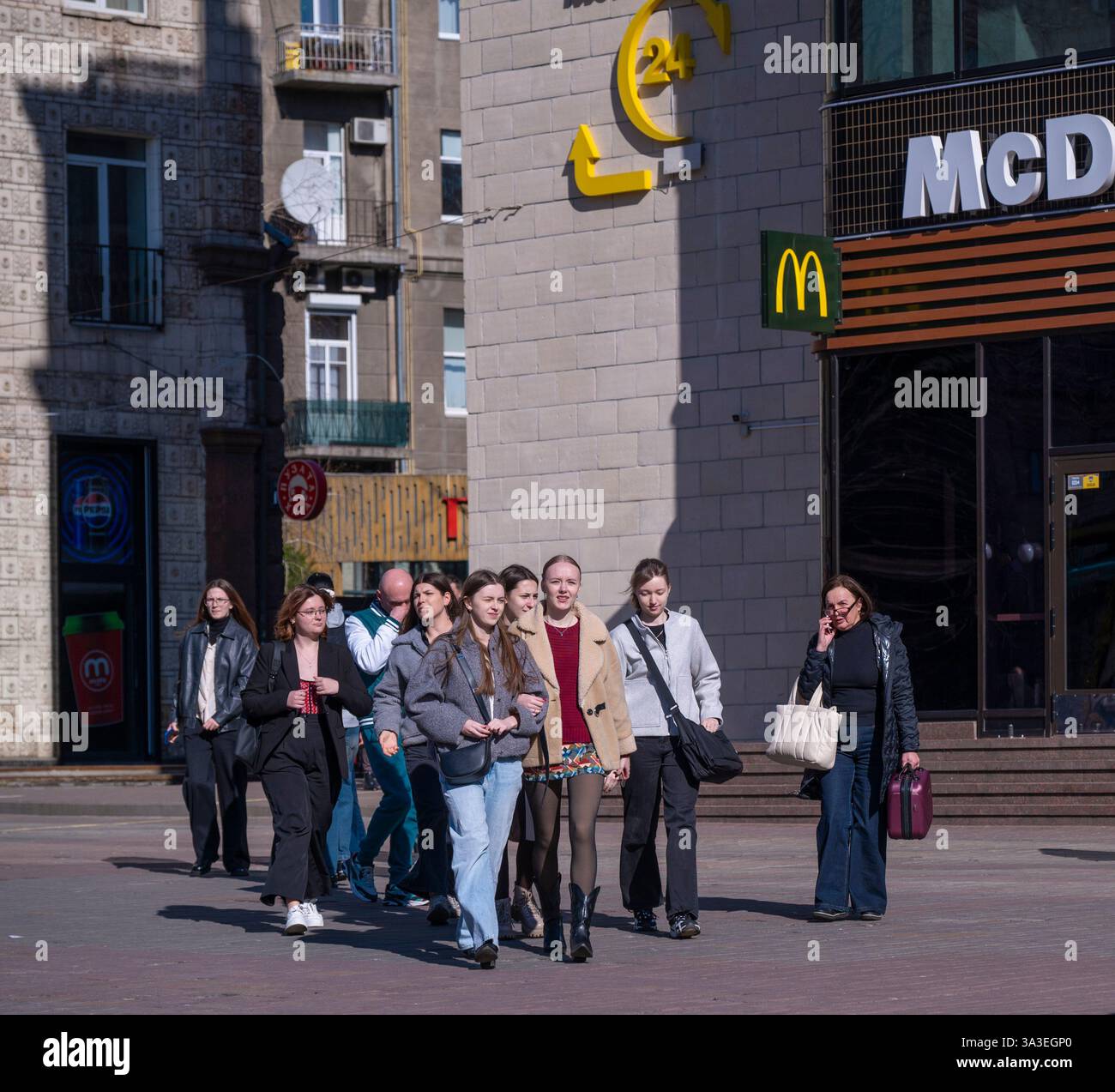 Kiew, Ukraine - 14. März 2025. Stockfoto