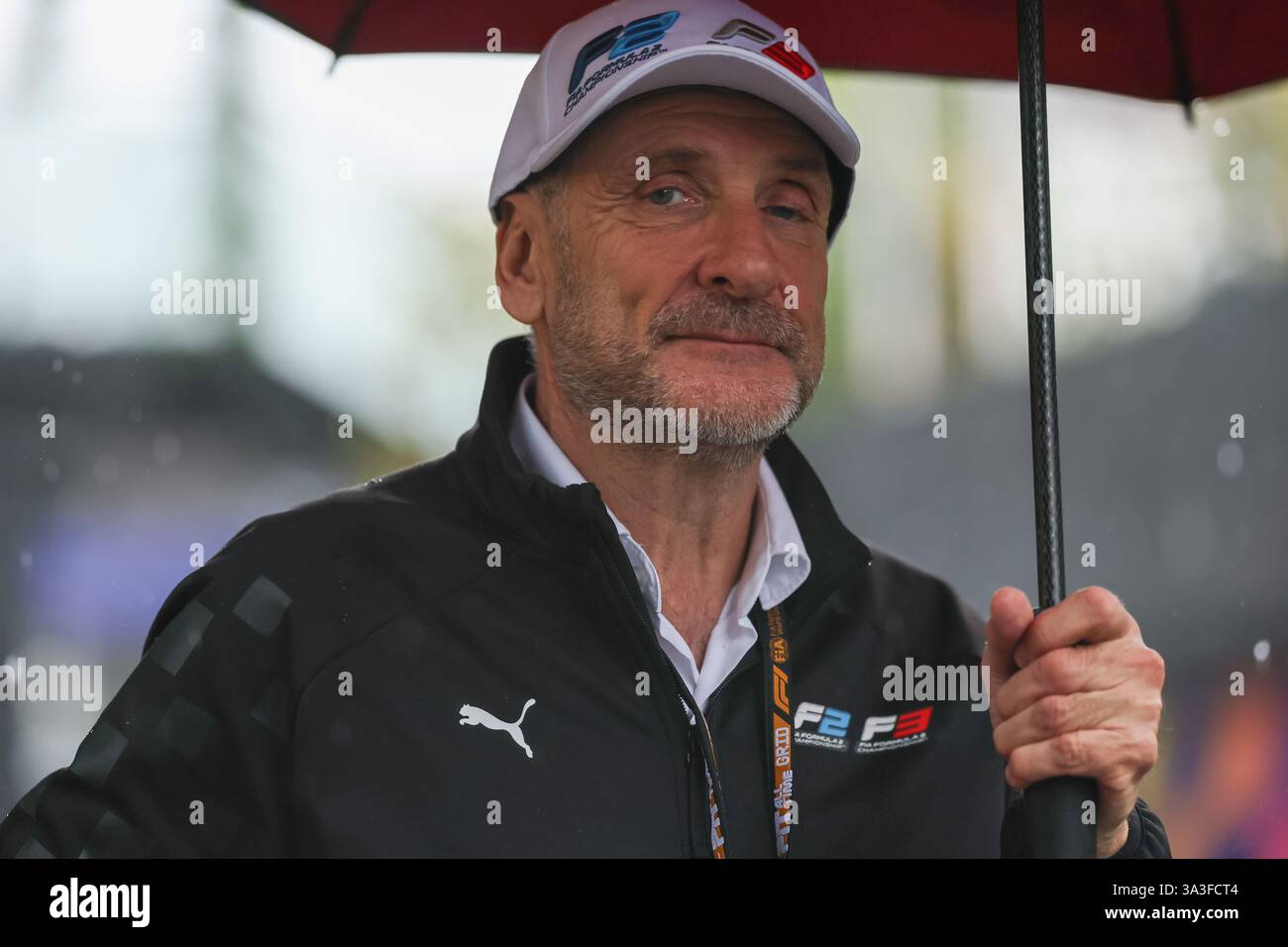 Melbourne, Australien. März 2025. MELBOURNE, AUSTRALIEN - 16. MÄRZ: Bruno Michel aus Frankreich und FIA F2/F3 CEO beim Rennen vor dem Grand Prix von Australien auf dem Albert Park Circuit am 15. März 2025 in Melbourne, Australien. (Foto von Song haiyuan/Paddocker) Credit: Jun QIAN/Alamy Live News Stockfoto