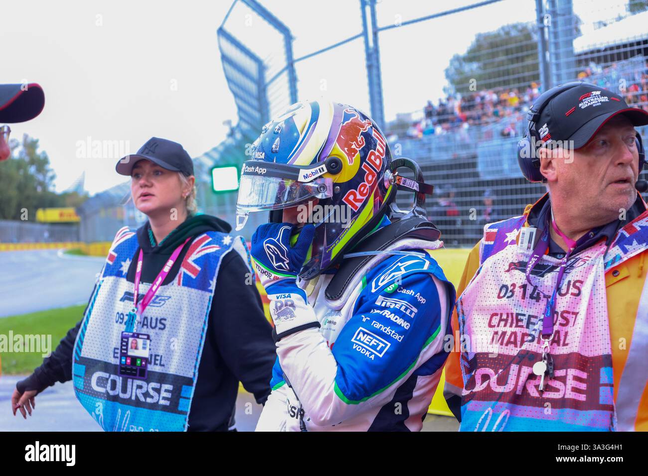 Melbourne, Australien. März 2025. Isack Hadjar (FRA) VCARB 02 RBPT Honda während des Formel-1-Rennens Louis Vuitton Australian Grand Prix 2025; Albert Park, Melbourne, Australien, 14. Bis 16. März 2025 Credit: Alessio de Marco/Alamy Live News Stockfoto