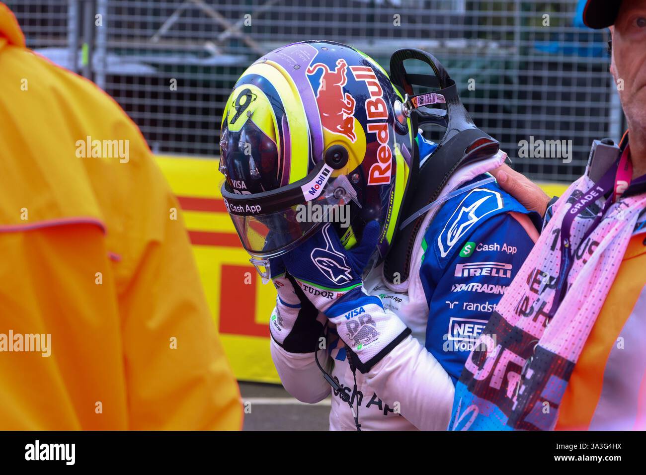 Melbourne, Australien. März 2025. Isack Hadjar (FRA) VCARB 02 RBPT Honda während des Formel-1-Rennens Louis Vuitton Australian Grand Prix 2025; Albert Park, Melbourne, Australien, 14. Bis 16. März 2025 Credit: Alessio de Marco/Alamy Live News Stockfoto