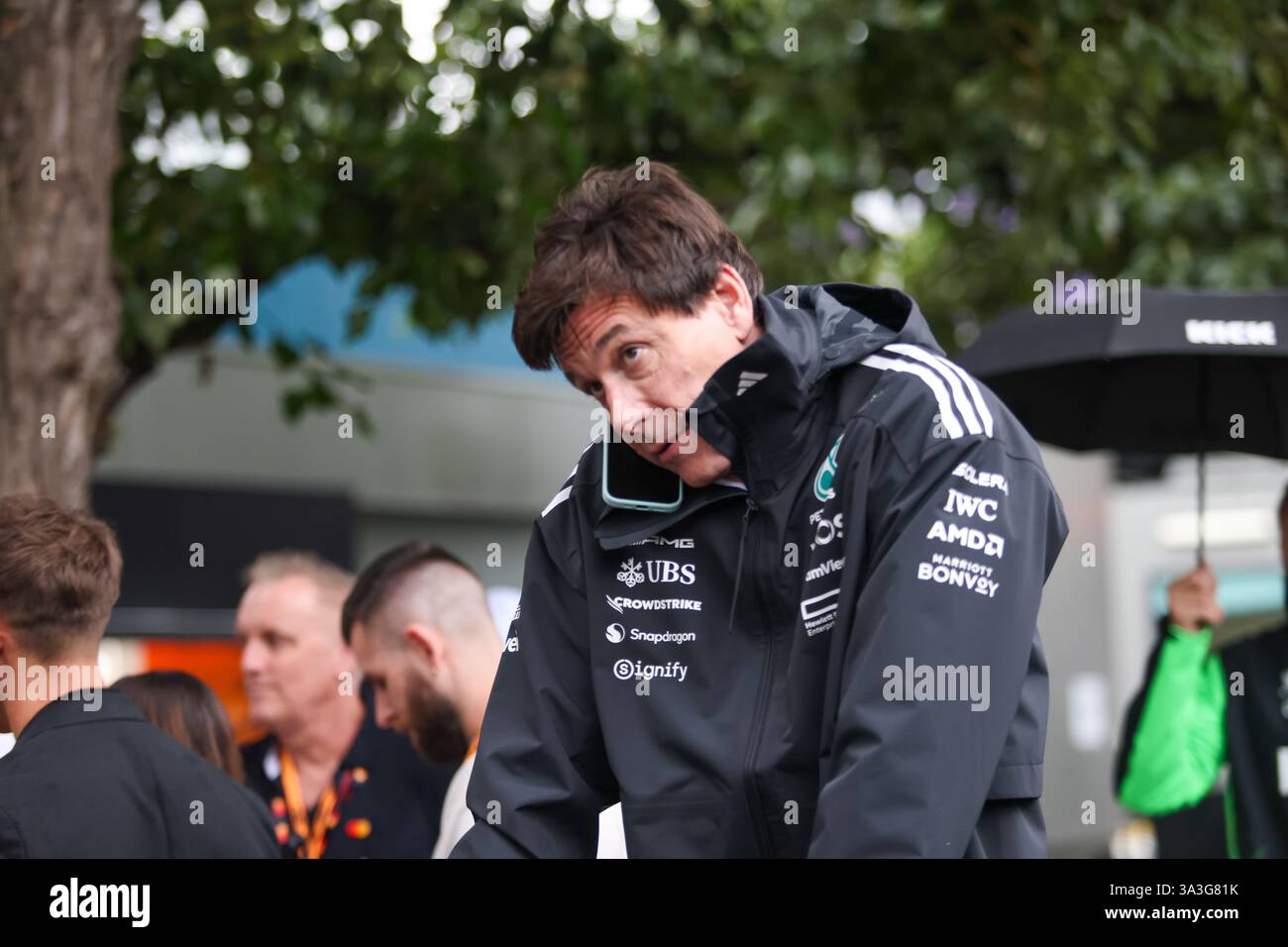 Melbourne, Australien. März 2025. Toto Wolff (AUT) - Mercedes F1 Team Principal während des Rennens - Formel 1 Louis Vuitton Australian Grand Prix 2025; Albert Park, Melbourne, Australien, 14. Bis 16. März 2025 Credit: Alessio de Marco/Alamy Live News Stockfoto