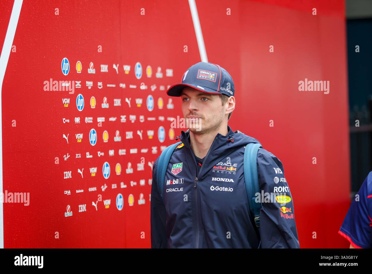 Melbourne, Australien. März 2025. Max Verstappen (NED) - Oracle Red Bull Racing - Red Bull RB21 - Honda RBPT während des Rennens - Formel 1 Louis Vuitton Australian Grand Prix 2025; Albert Park, Melbourne, Australien, 14. Bis 16. März 2025 Credit: Alessio de Marco/Alamy Live News Stockfoto