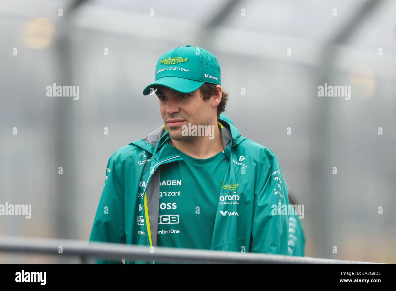 Malbourne, Australien. Februar 2025. 19/2025 - Lance Walk (CAN) - Aston Martin Aramco F1 Team - Aston Martin AMR25 - Mercedes während des Rennens - Formel 1 Louis Vuitton Australian Grand Prix 2025; Albert Park, Melbourne, Australien, 14. Bis 16. März 2025 (Foto: Alessio de Marco/SIPA USA) Credit: SIPA USA/Alamy Live News Stockfoto