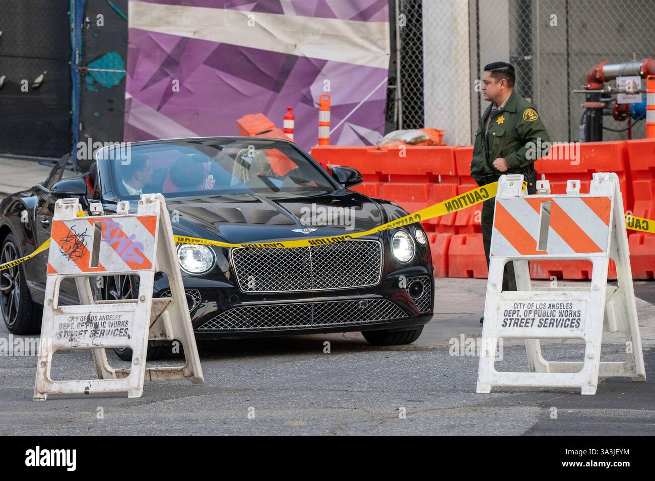 Los Angeles, USA. März 2025. Los Angeles Marathon 2025, Sunset Blvd Credit: Todd Felderstein/Alamy Live News Stockfoto