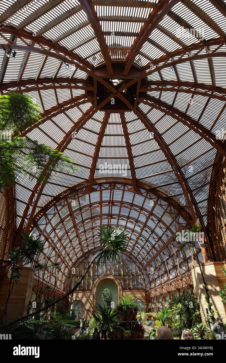 Balboa Park, botanisches Gebäude im Inneren. Stockfoto