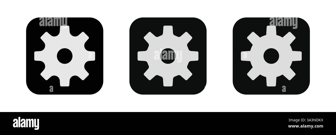 Minimaler Gang und Symbol-Design-Vektorvorlage Stock Vektor