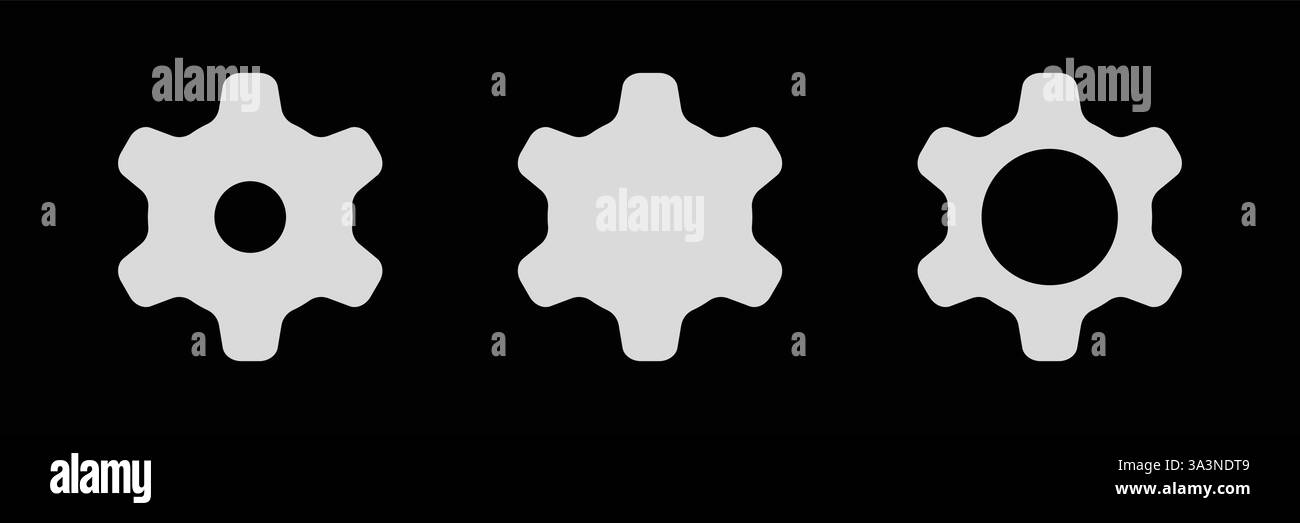 Minimaler Gang und Symbol-Design-Vektorvorlage Stock Vektor