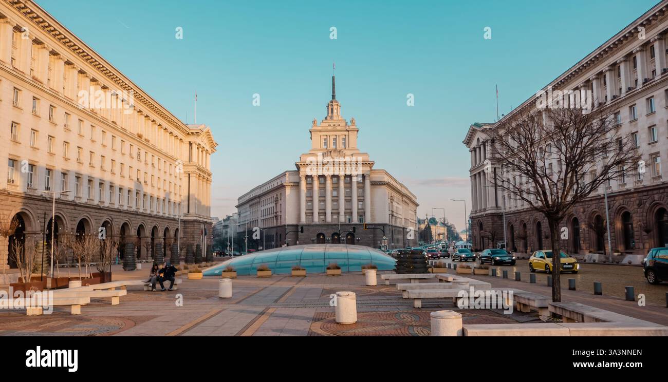 Die Nationalversammlung in Sofia, Bulgarien Stockfoto