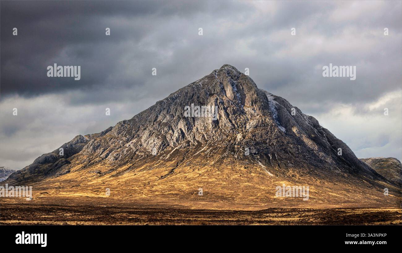 Buachaille Etive Mòr in Glencoe Stockfoto