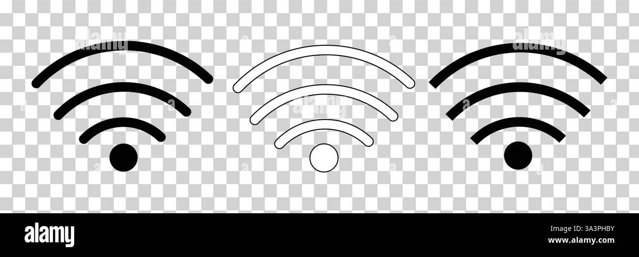 Symbol für den Kommunikationsturm, Vektorgrafik Stock Vektor