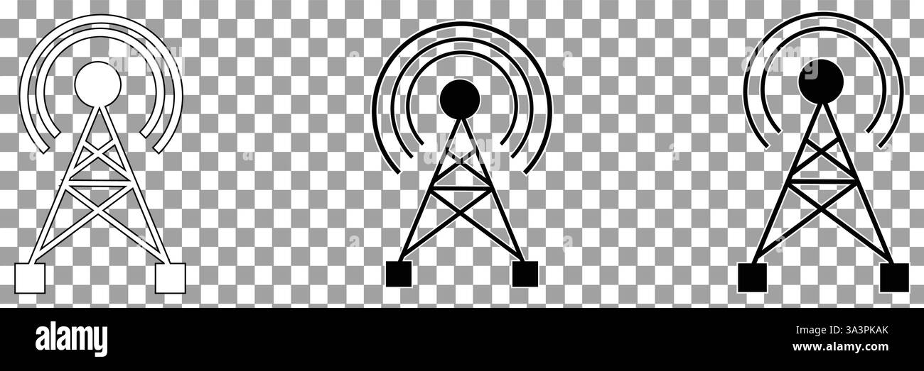 Turm Symbol trendy Stock Vektor