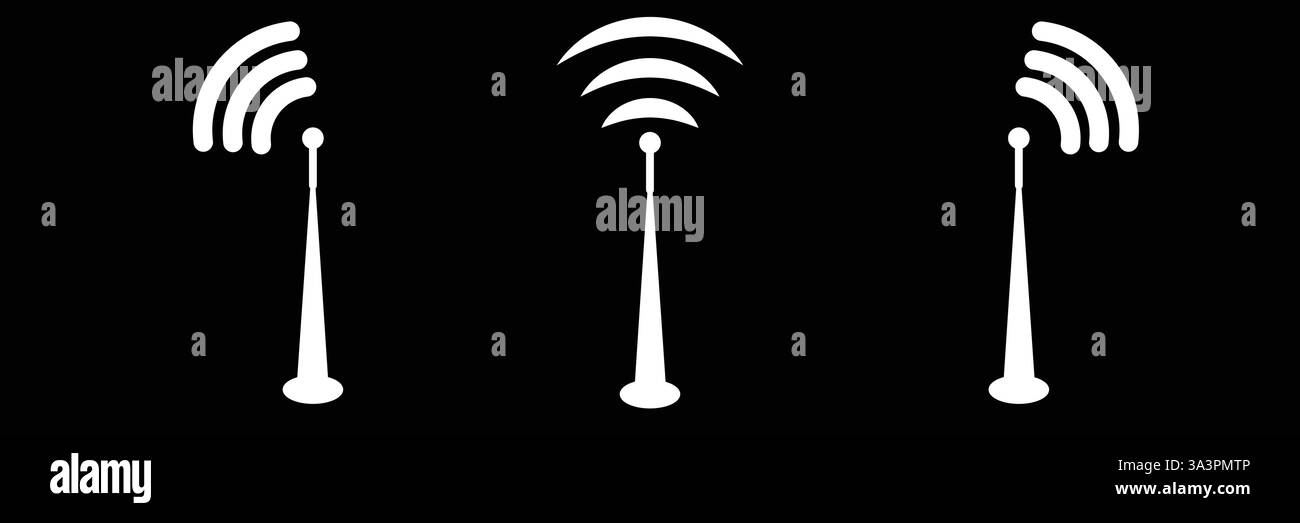 Turm Symbol trendy Stock Vektor