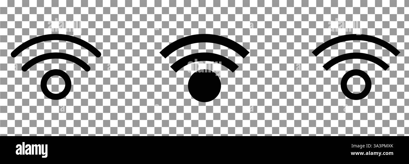 Tower-Symbol, Wireless Tower-Symbol, Antennensymbol, Funkturm Stock Vektor