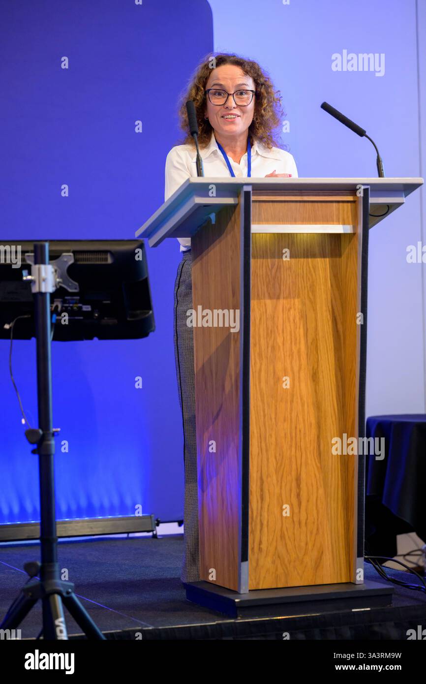 University of Aberdeen, Rowett Institute, Shaping the Science for Scotland’s Food Future, Dynamic Earth, Edinburgh Stockfoto