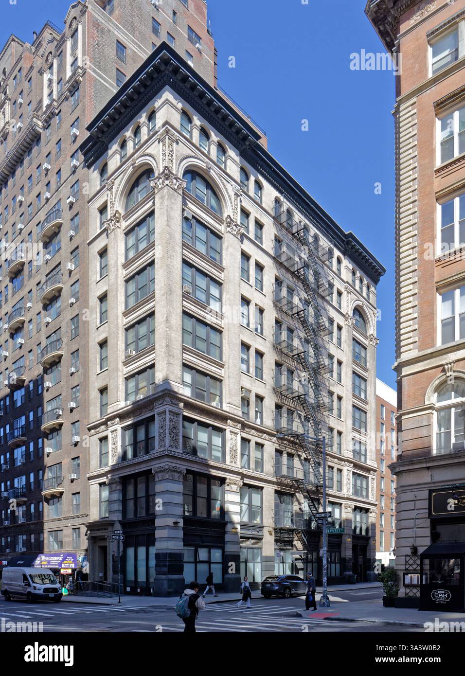 Die Abteilung für Anthropologie der New York University befindet sich in Rufus D. Smith Hall, 25 Waverly Place. Stockfoto
