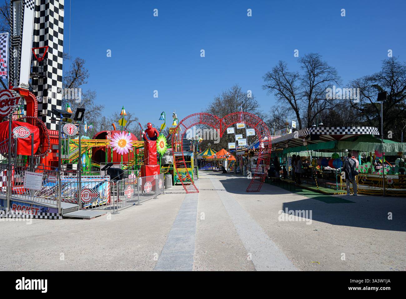 Rocket Park im Parco Sempione – Mailand, Italien – 03. März 2025 Stockfoto