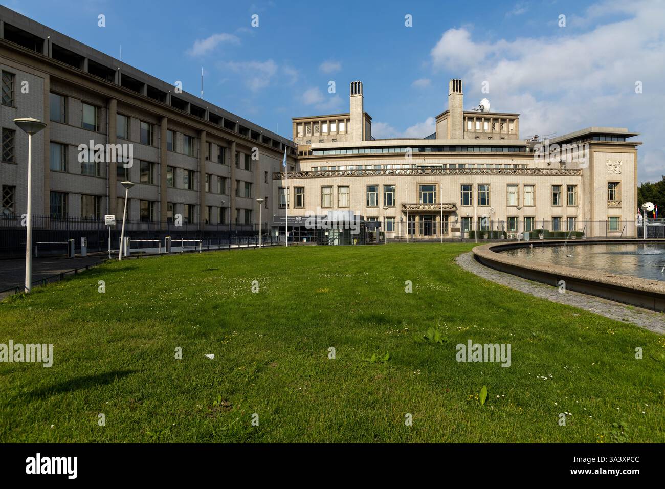 Gebäude: Internationaler Strafgerichtshof für das ehemalige Jugoslawien Stockfoto