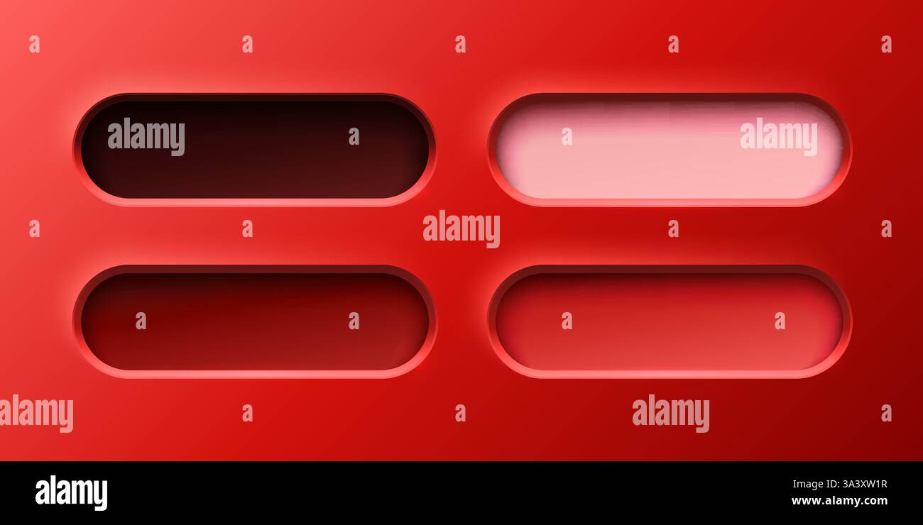 Roter Rahmen, Event Bar Casino, Showschild. Vektor Stock Vektor