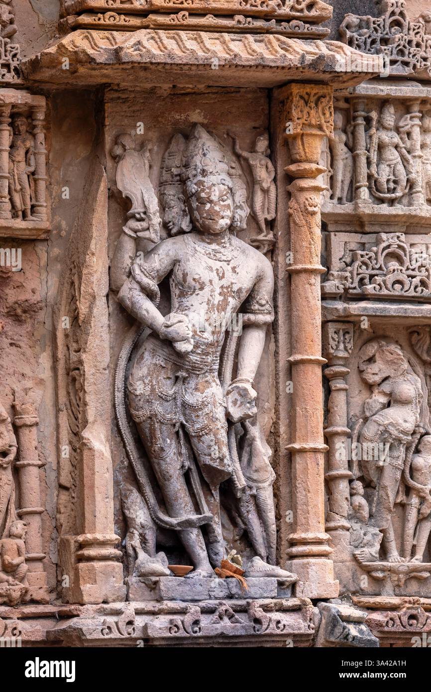 Details vom Stepwell Rani Ki Vav, Gujarat, Indien Stockfoto Details vom Stepwell Rani Ki Vav, Gujarat, Indien Stockfoto