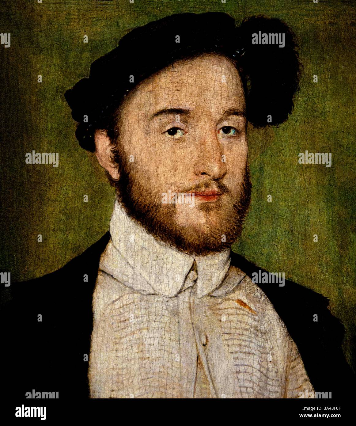 Charles de la Rochefoucauld comte Count de Randan von Corneille de Lyon 1548 France, French, Fine Art, Louvre France French Fine Art Museum. Stockfoto