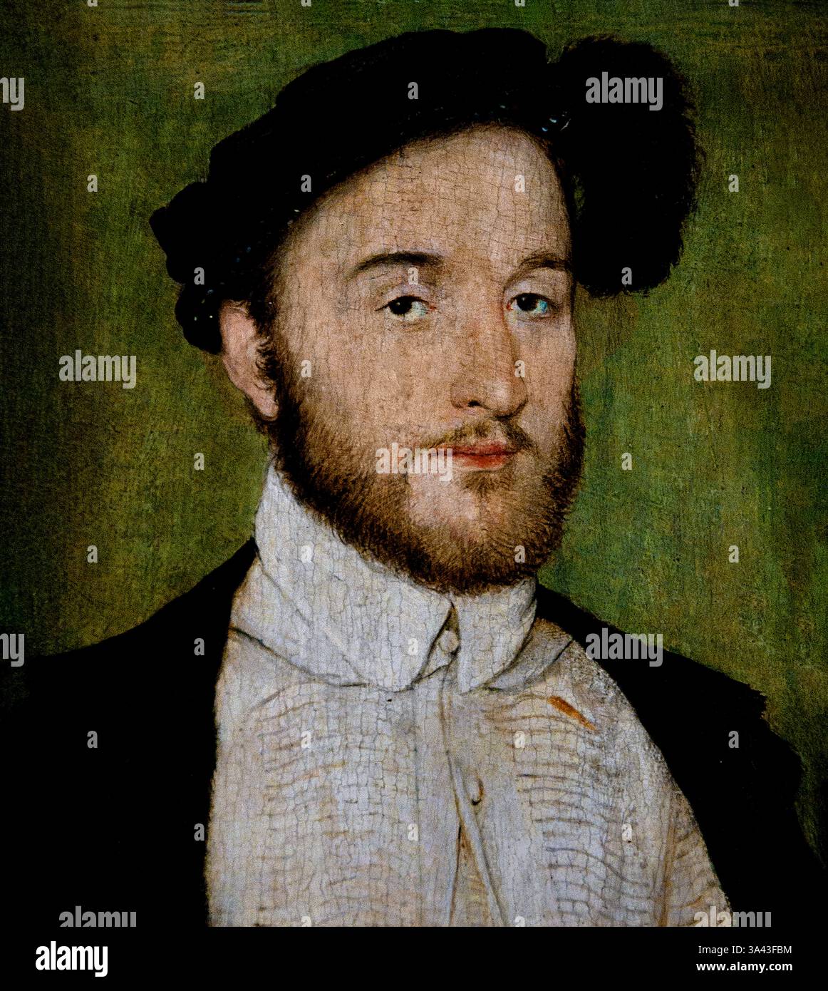 Charles de la Rochefoucauld comte Count de Randan von Corneille de Lyon 1548 France, French, Fine Art, Louvre France French Fine Art Museum. Stockfoto