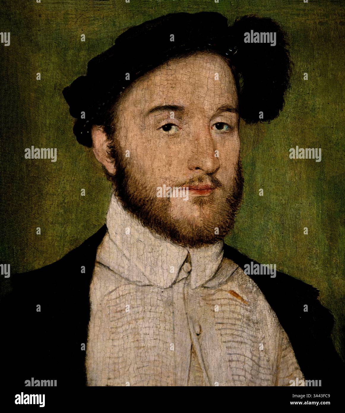 Charles de la Rochefoucauld comte Count de Randan von Corneille de Lyon 1548 France, French, Fine Art, Louvre France French Fine Art Museum. Stockfoto