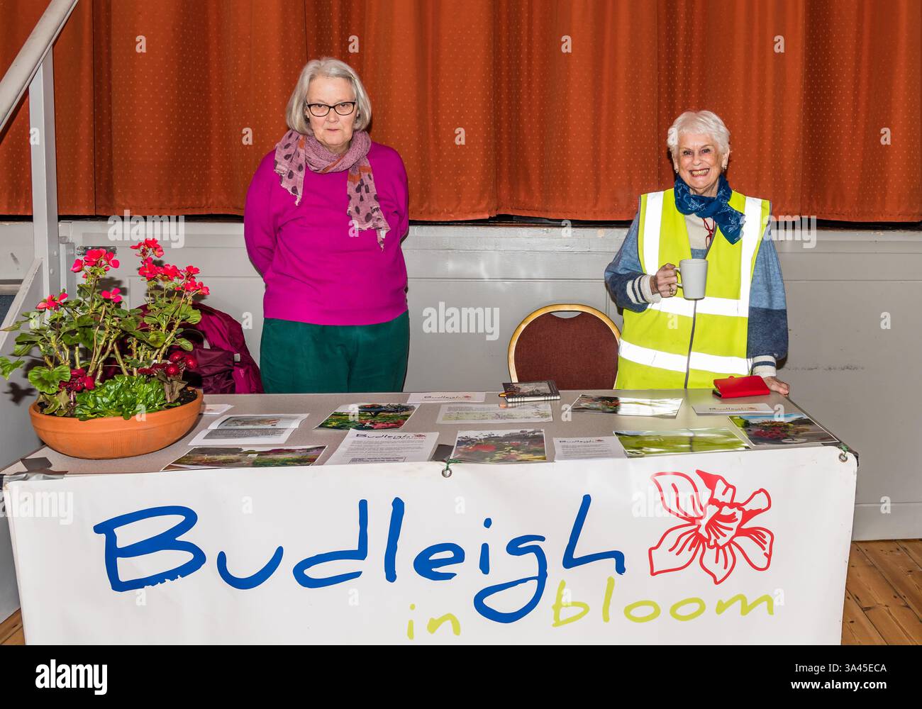 Rentnerberatung Fair. Frühlingsvorstellung. Stockfoto