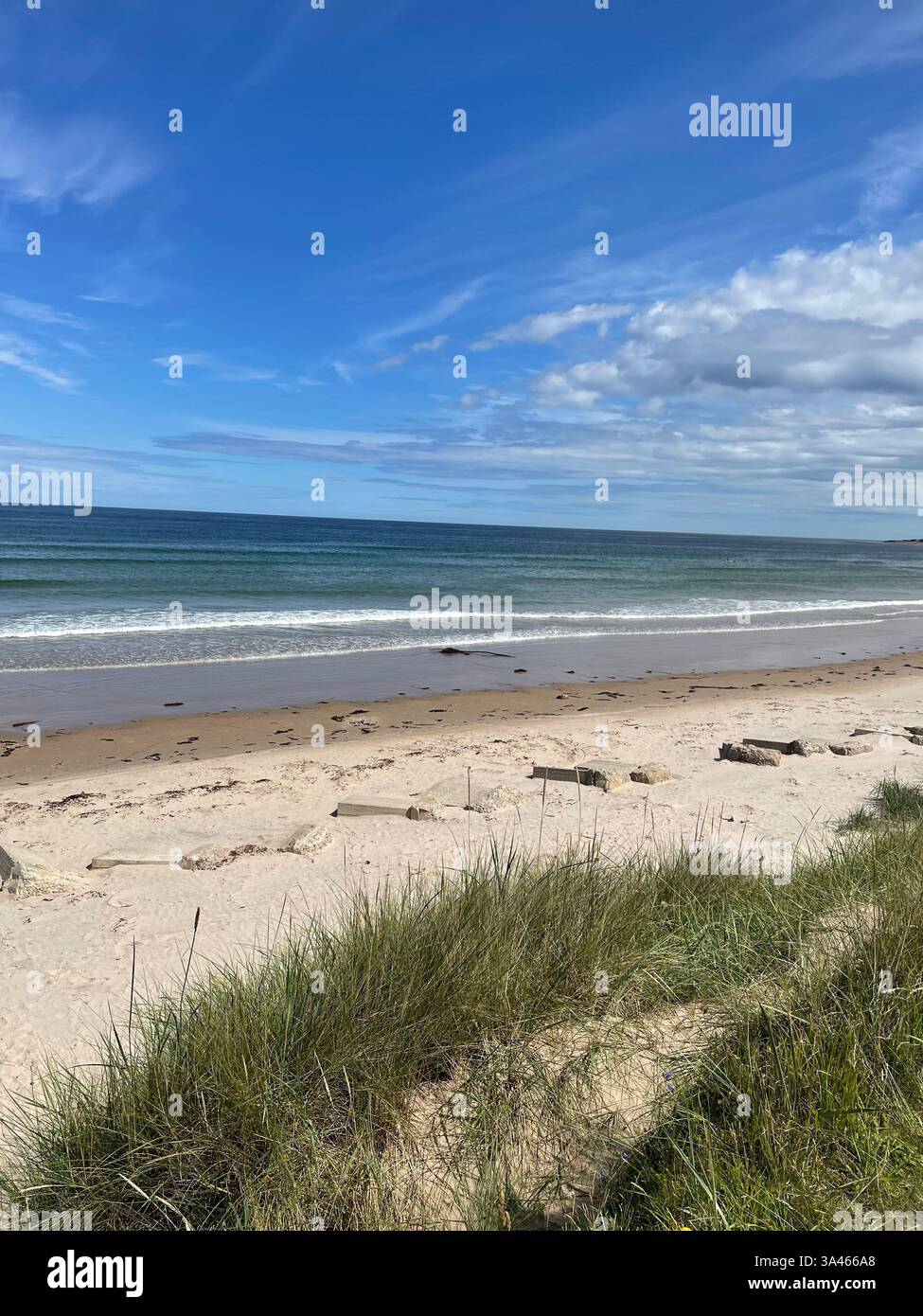 Schottische Strände - Smartphone-aufgenommenes Stockfoto