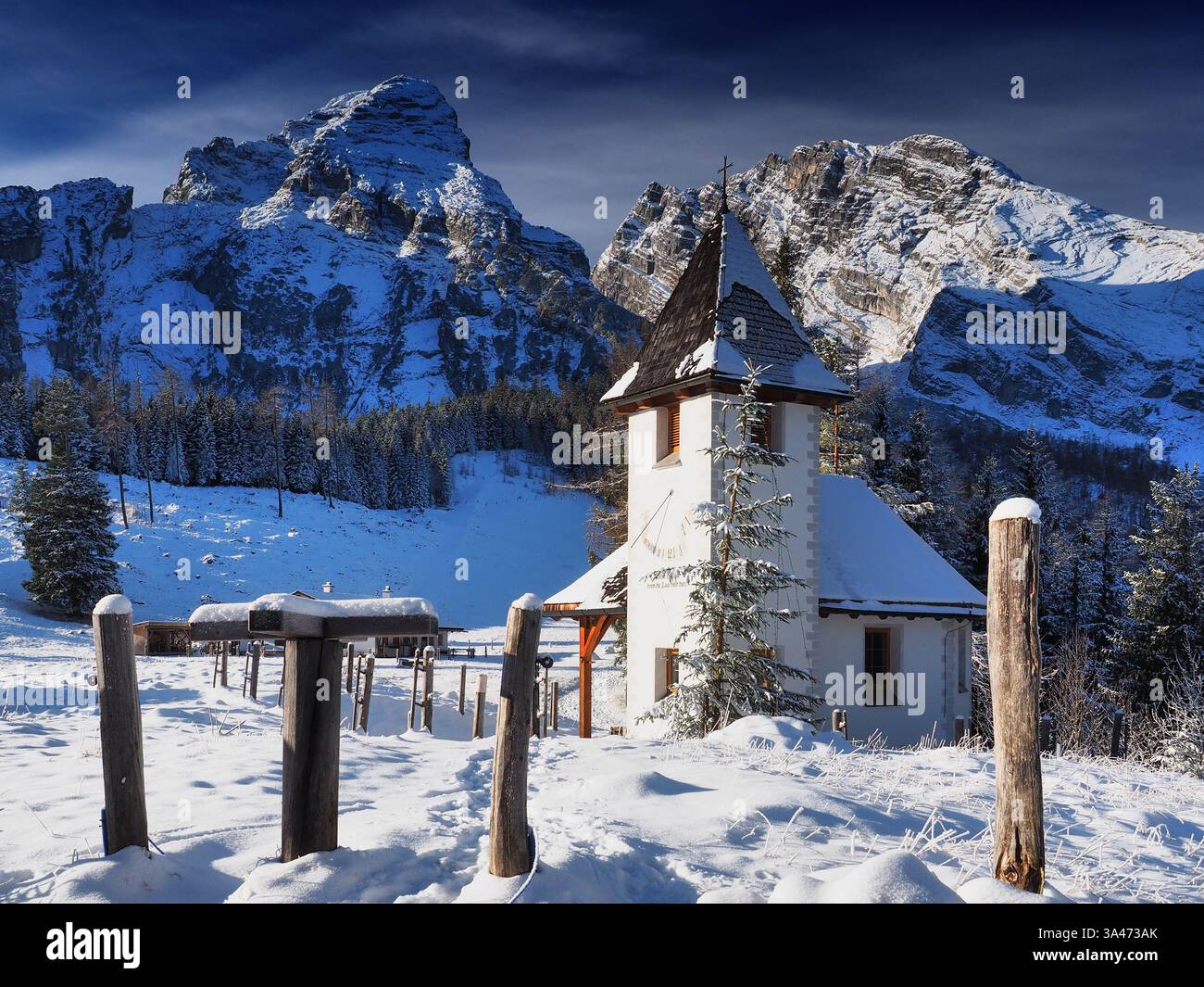 Winterliche Wanderung über die Kühroint Alm zum Königssee Stockfoto