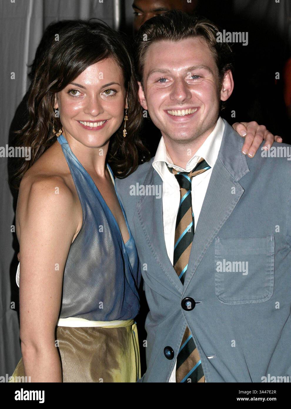13. Juli 2005 - NEW YORK CITY 07-13-2005 Keir O''Donnell und Melanie Hawkins besuchen die New Yorker Premiere des New Line Cinema Films ''WEDDING CRASHERS'' im Ziegfeld Theatre .K4431AGM. ANTHONY G. MOORE-(Bild: © Globe Photos/ZUMAPRESS.com) Stockfoto
