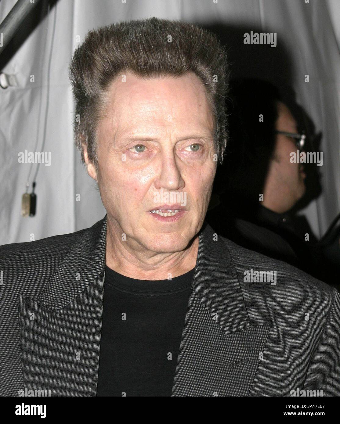 13. Juli 2005 – NEW YORK CITY 13.07.2005 – Christopher Walken nimmt an der New Yorker Premiere des New Line Cinema Films „WEDDING CRASHERS“ im Ziegfeld Theatre .K4431AGM Teil. ANTHONY G. MOORE-(Bild: © Globe Photos/ZUMAPRESS.com) Stockfoto