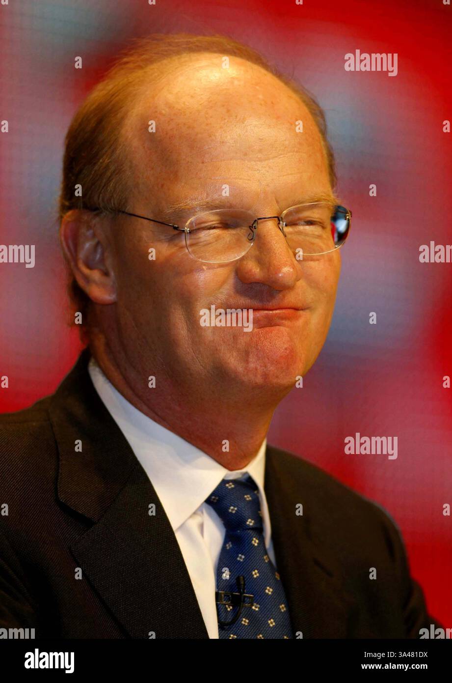 29. September 2008 - ICC, BIRMINGHAM - DAVID WILLETTS MP. SEKRETÄR FÜR INNOVATION ..ANSPRACHE DIE KONSERVATIVE PARTEIKONFERENZ 2008, DER ICC BIRMINGHAM . DAVE GADD-ALLSTAR- 2008.K59954 29.09.2008(Bild: © Globe Photos/ZUMAPRESS.com) Stockfoto