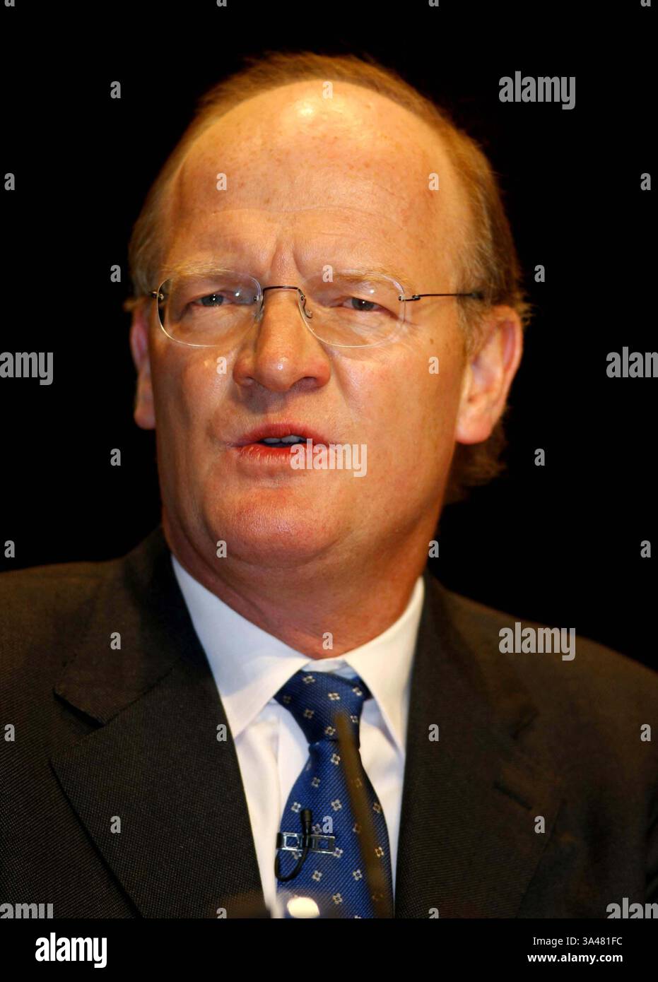 29. September 2008 - ICC, BIRMINGHAM - DAVID WILLETTS MP. SEKRETÄR FÜR INNOVATION ..ANSPRACHE DIE KONSERVATIVE PARTEIKONFERENZ 2008, DER ICC BIRMINGHAM . DAVE GADD-ALLSTAR- 2008.K59954 29.09.2008(Bild: © Globe Photos/ZUMAPRESS.com) Stockfoto