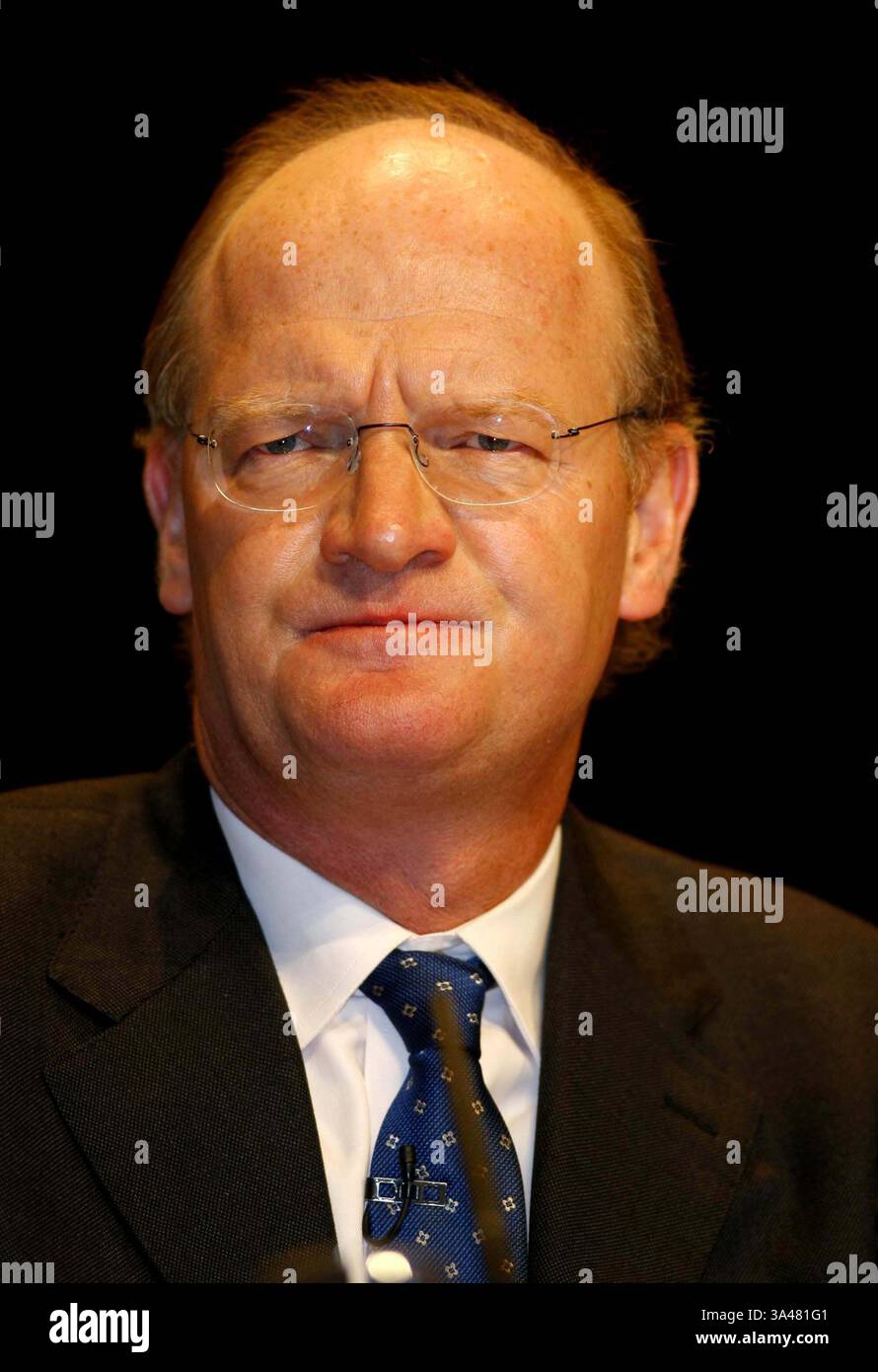 29. September 2008 - ICC, BIRMINGHAM - DAVID WILLETTS MP. SEKRETÄR FÜR INNOVATION ..ANSPRACHE DIE KONSERVATIVE PARTEIKONFERENZ 2008, DER ICC BIRMINGHAM . DAVE GADD-ALLSTAR- 2008.K59954 29.09.2008(Bild: © Globe Photos/ZUMAPRESS.com) Stockfoto