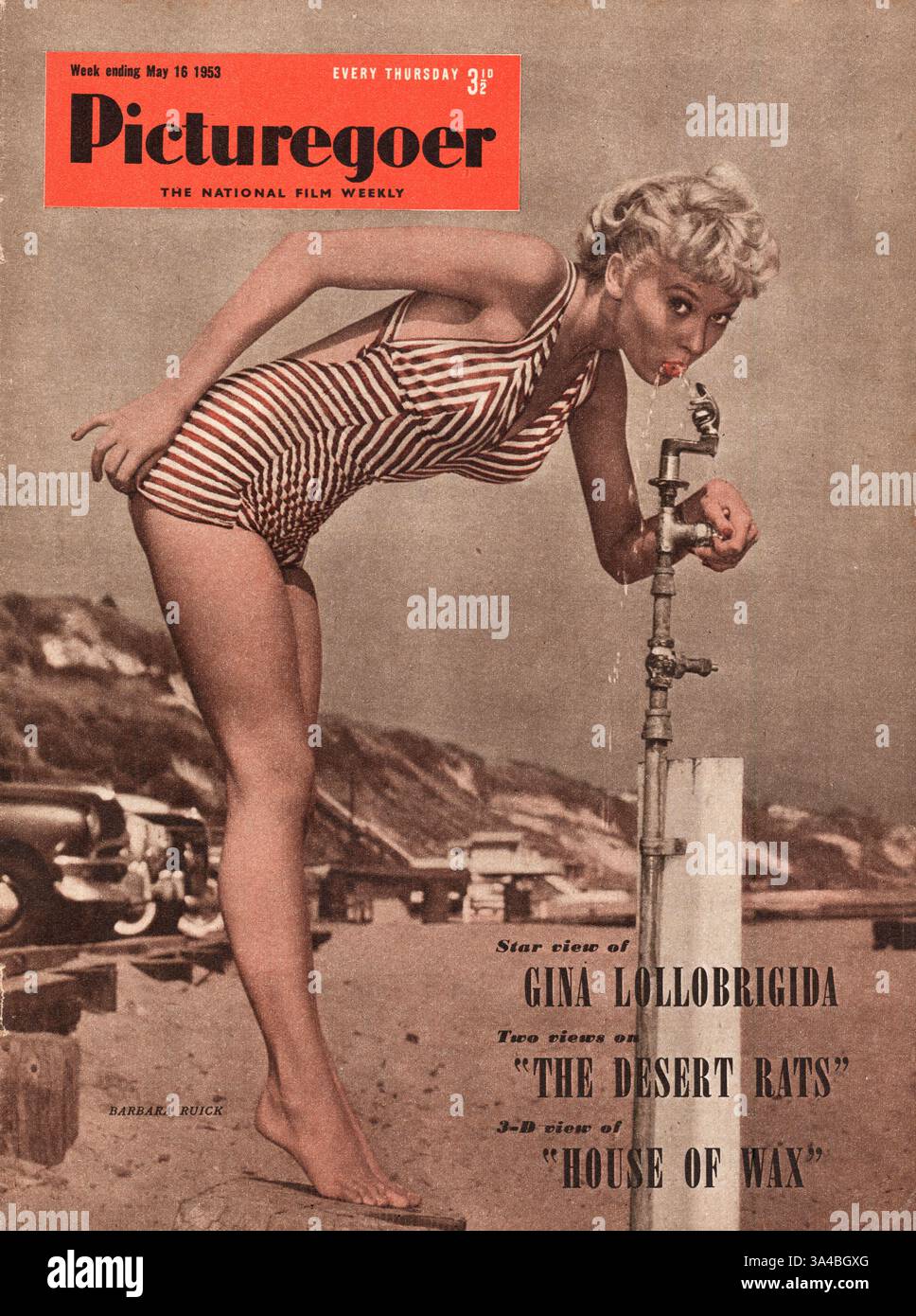 1953 Schauspielerin Barbara Ruick Stockfoto