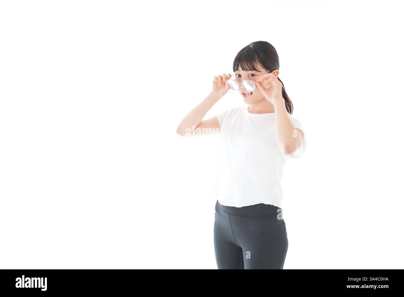 Frau mit Sonnenbrille, Resortbild Stockfoto