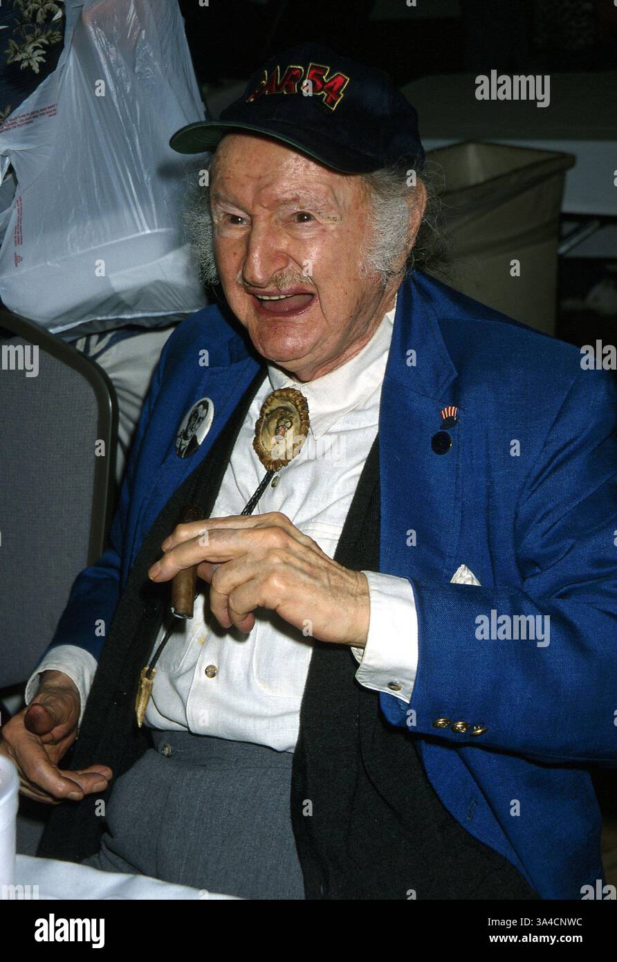 10. April 2002 - Hollywood, CA, USA - K24638EG: HOLLYWOOD Sammler zeigen. HOTEL BEVERLY GARLAND, NORTH HOLLYWOOD, CA 04/06/2002.AL '' OPA '' LEWIS. POTO von ED GELLER / 2002 (Kredit-Bild: © Globe Photos/ZUMAPRESS.com) Stockfoto