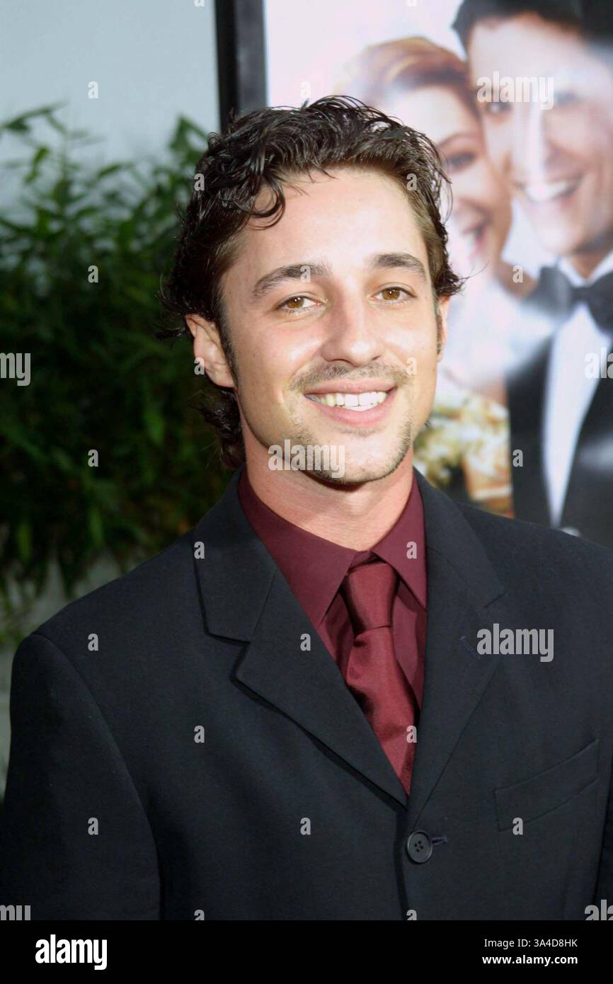 Juli 2003 - K31261TR 24.07.03.PREMIERE VON ''AMERICAN WEDDING'' . IM UNIVERSAL STUDIO HOLLYWOOD CA. THOMAS IAN NICHOLAS. TOM RODRIGUEZ/(Bild: © Globe Photos/ZUMAPRESS.com) Stockfoto