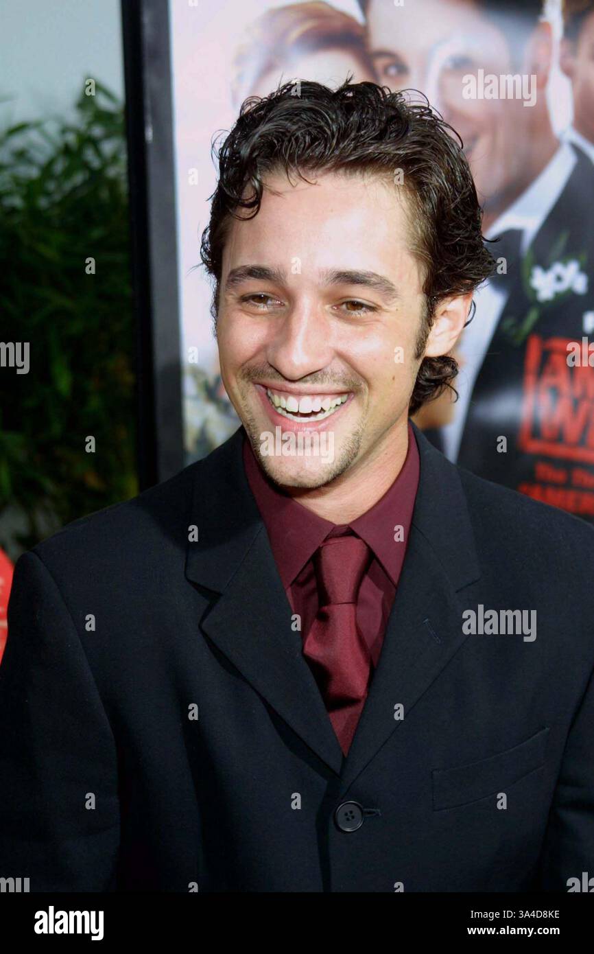 Juli 2003 - K31261TR 24.07.03.PREMIERE VON ''AMERICAN WEDDING'' . IM UNIVERSAL STUDIO HOLLYWOOD CA. THOMAS IAN NICHOLAS. TOM RODRIGUEZ/(Bild: © Globe Photos/ZUMAPRESS.com) Stockfoto