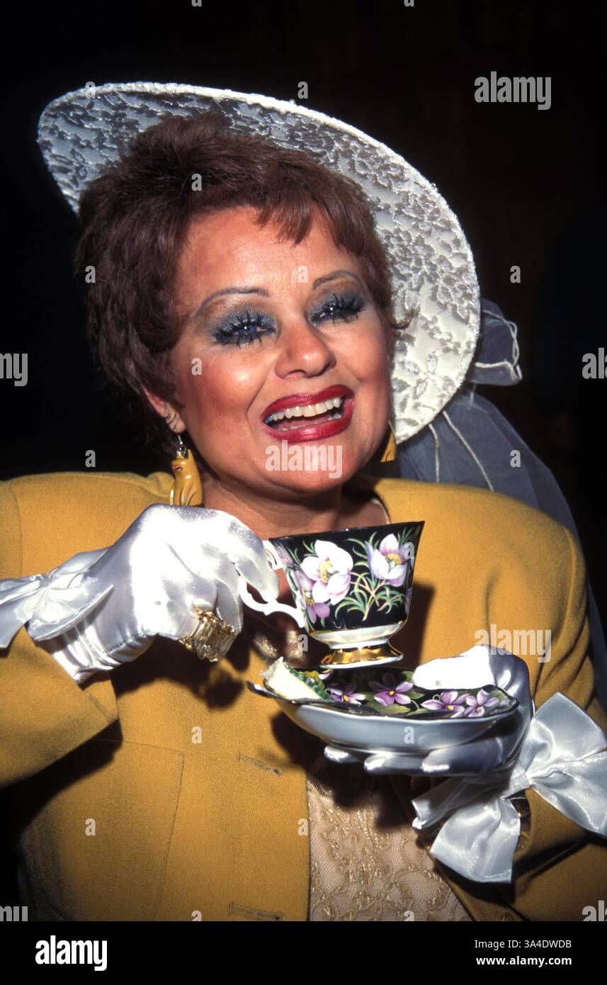 3. JANUAR 2007 - K3554LR. TAMMY FAYE BAKKER TRIFFT BOZO DEN CLOWN 1996. LISA ROSE-(Bild: © Globe Photos/ZUMAPRESS.com) Stockfoto