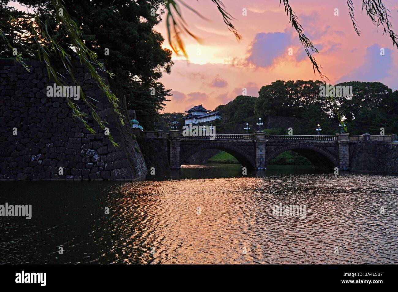 Kaiserpalast, Marunouchi-Viertel von Tokio, Japan. Fotograf: Rob Gilhooly Stockfoto