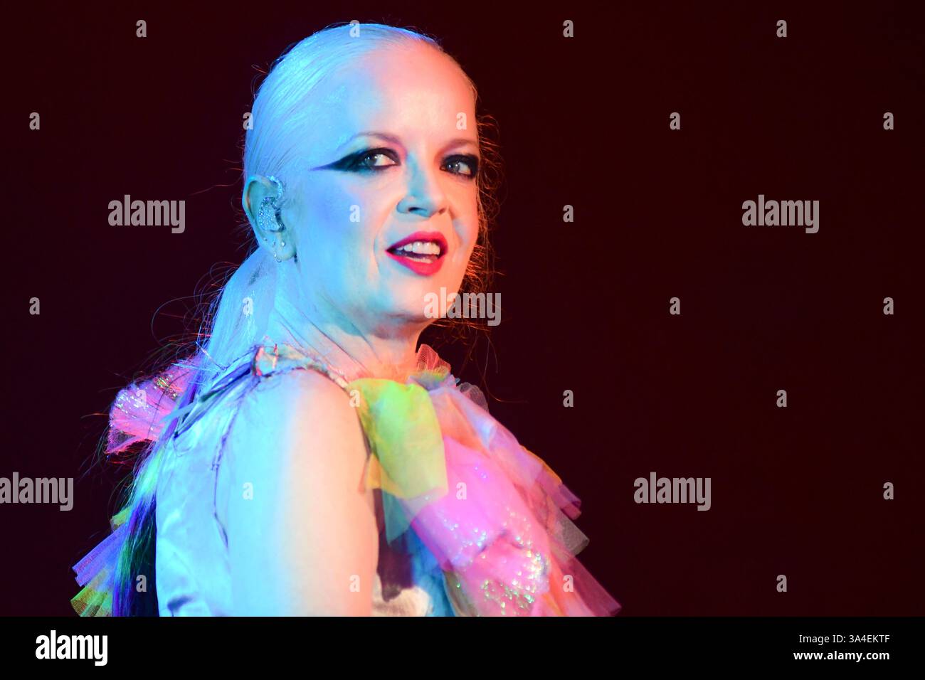 Buenos Aires (18. März 2025). Alternative Rockband Garbage (Shirley Manson, Lead-Sänger) spielt live im Obras Stadium in Buenos Aires, Argentinien. Quelle: Mariano Garcia/Alamy Live News Stockfoto